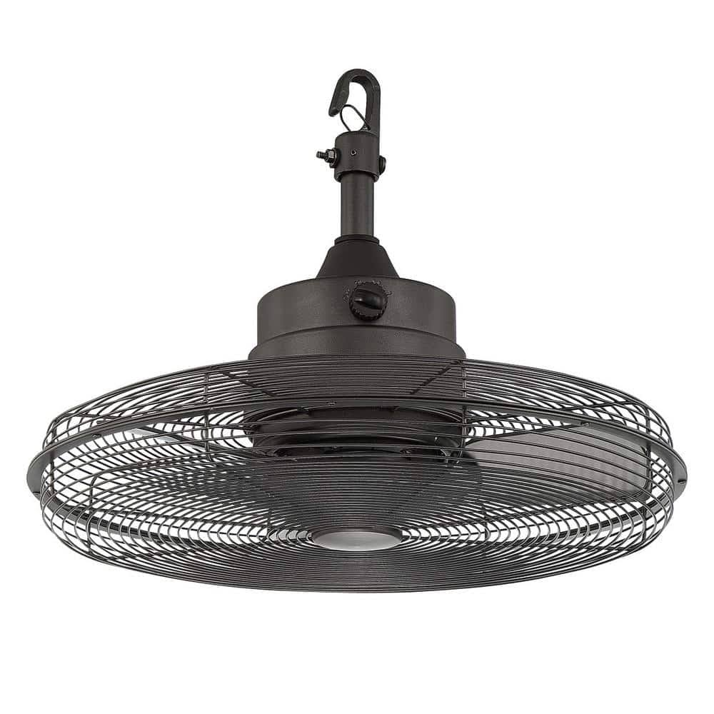 Home Decorators Collection Calthorpe 20 in. Portable Natural Iron Ceiling Fan