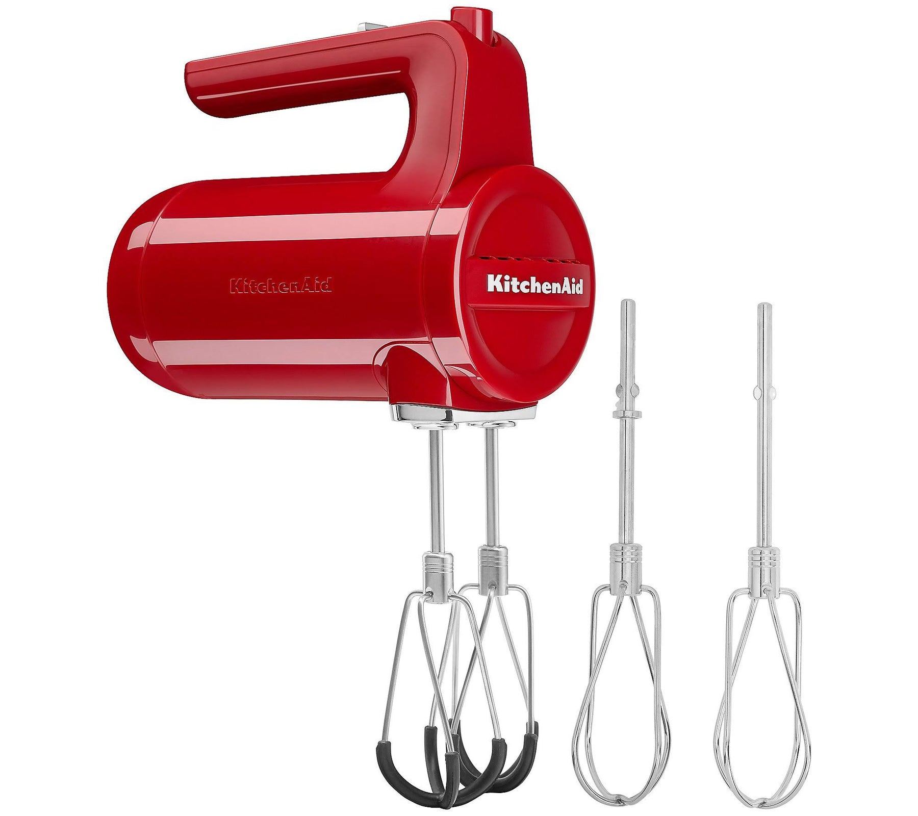 KitchenAid Cordless 7-Speed Hand Mixer w/FlexEdge Beaters ,Empire Red