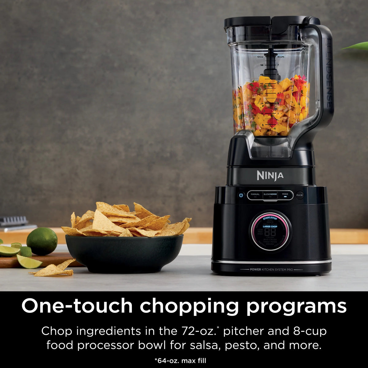 Ninja Detect Kitchen System Power Blender + Processor with Blend Sense Technology, Silver, TB400