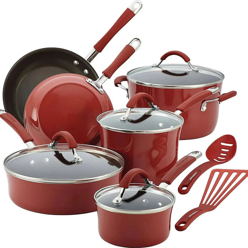 Cucina Nonstick Cookware Pots and Pans Set 12 Piece