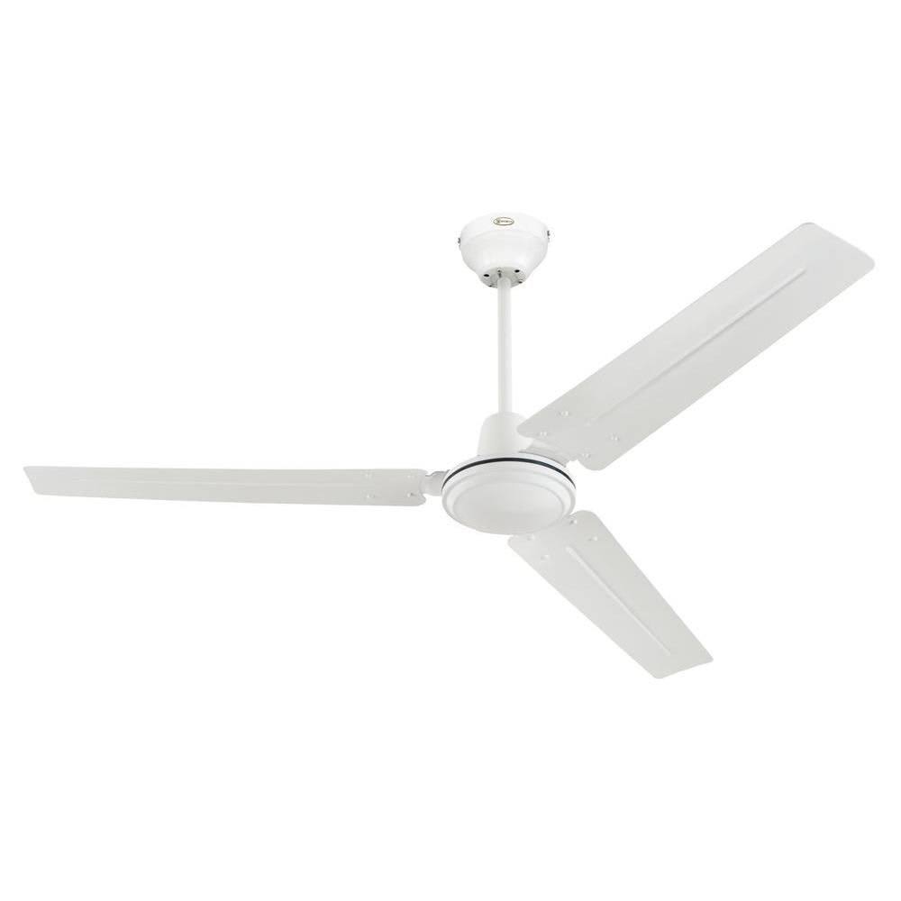 Westinghouse 78127 56 in. Industrial White Finish Ceiling Fan
